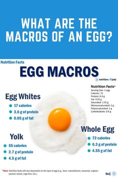 Enjoy this info Calories are in an egg, Calories egg, Egg whites nutrition, Boiled egg calories, Nutrition in eggs