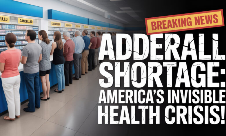 america's adderall shortage