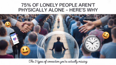 surrounded by people but feel alone