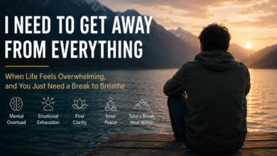 Person seeking anxiety retreats in USA after mental overload, emotional exhaustion, and difficulty finding clarity