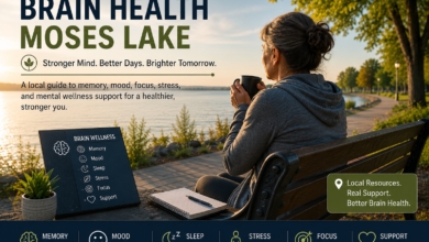 Brain health Moses Lake local wellness guide showing memory, mood, sleep, stress, focus, brain wellness, and local support.