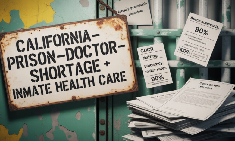 California-prison-doctor-shortage +inmate health care