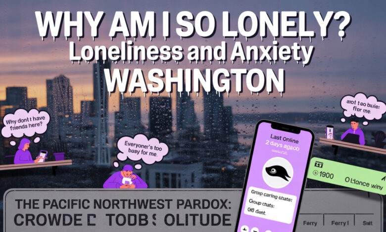 Why am I so lonely, Loneliness and anxiety Washington