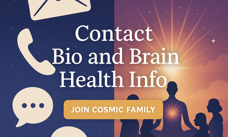 Contact Bio and Brain Health Info