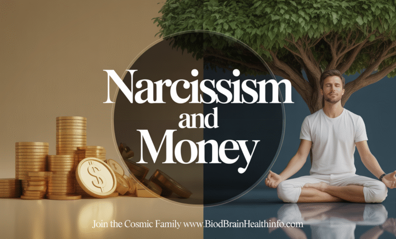 Expore more in detail narcissism and money, financial psychology and ego, wealth vs contentment in life, money and mental health balance.