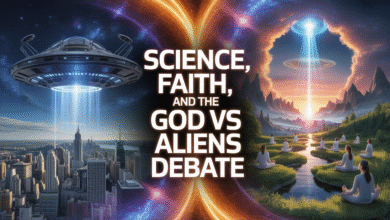 Science and the God vs aliens debate, Cosmic energy vs alien technology, Faith in divine creation
