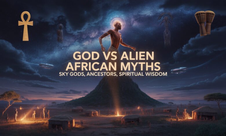 God vs alien African myths, alien African myths, African sky gods spiritual meaning, African divine wisdom
