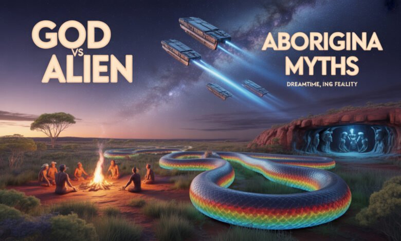 God vs alien Aboriginal myths, Alien Aboriginal Myths , Dreamtime spiritual meaning , Aboriginal divine wisdom