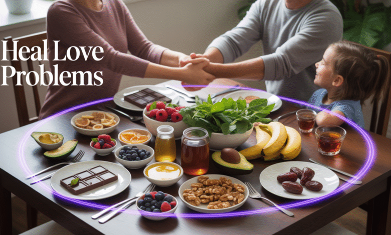 “Foods That Heal Love Problems: Overcome Jealousy Energy, Reduce Relationship Conflict, and Build Family Harmony Through Nutrition and Spiritual Eating”
