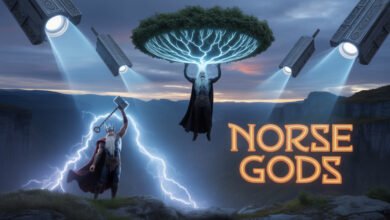 explore detail about God vs alien European myths , Norse gods spiritual meaning , Celtic divine wisdom, alien European myths
