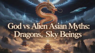 Explore more about God vs. alien Asian myths, dragons' spiritual meaning, ancient Asian divine wisdom, and God vs. alien Asian myths.