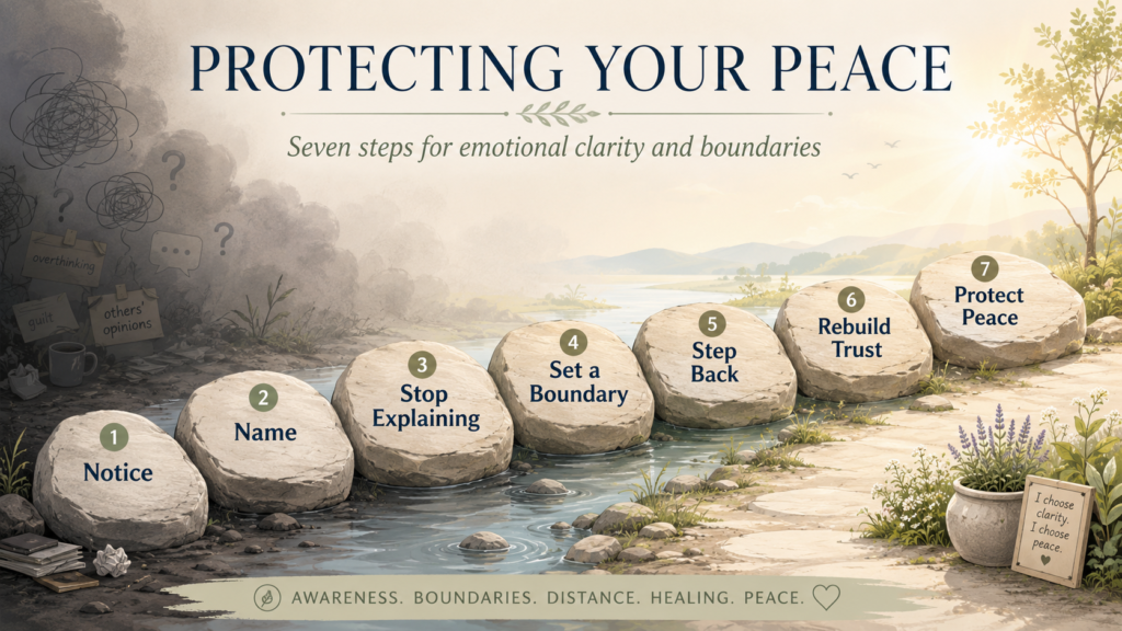 Seven steps for protecting emotional peace around repeated grandiose narcissist behaviour