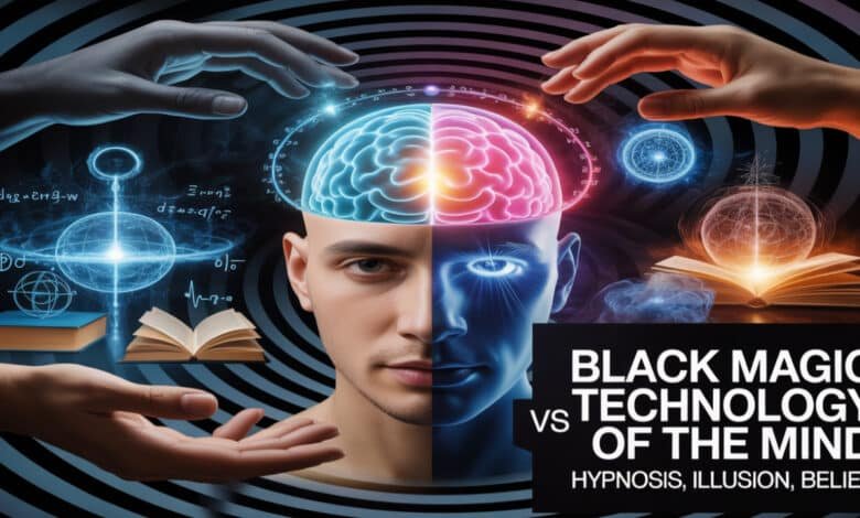 Explore details about black magic vs technology, mind illusion, hypnosis power, psychological fear, and brain rituals.