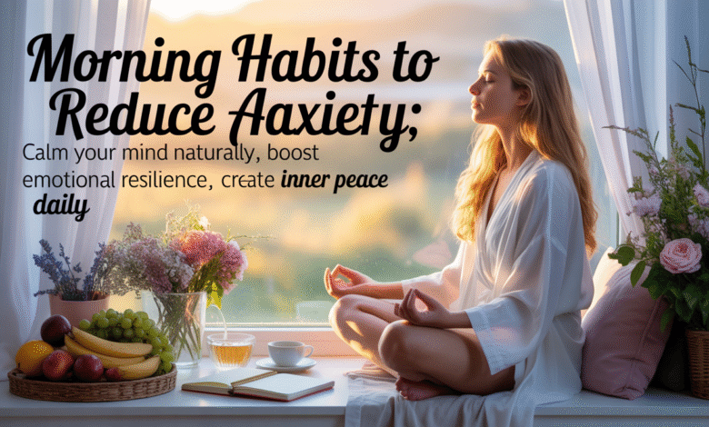 Morning Habits to Reduce Anxiety: Calm Your Mind Naturally, Boost Emotional Resilience, and Create Inner Peace Daily.