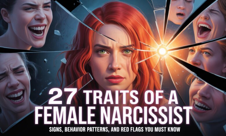 27 traits of a female narcissist , 27 sign female narcissist, 27 Female narcissist behavior patterns, 27 signs of a female narcissist