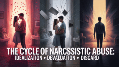 The Cycle of Narcissistic Abuse: Idealization Phase in Narcissism, Devaluation Phase in Narcissism, and the Discard Phase in Narcissism Explained