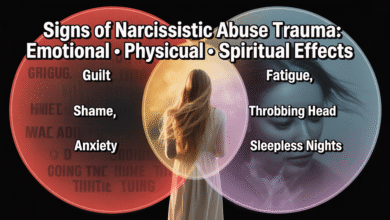 Discover the signs of narcissistic abuse trauma. Learn how the emotional effects of narcissistic abuse, physical effects, spiritual effects.