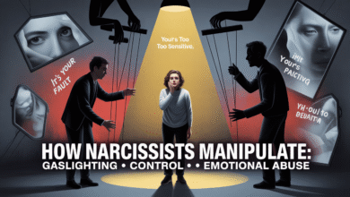 How Narcissists Manipulate: Gaslighting in Relationships, Control and Power in Narcissism, and Emotional Abuse Signs You Must Recognize.