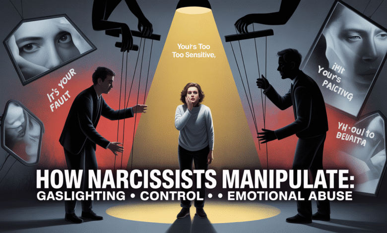 How Narcissists Manipulate: Gaslighting in Relationships, Control and Power in Narcissism, and Emotional Abuse Signs You Must Recognize.