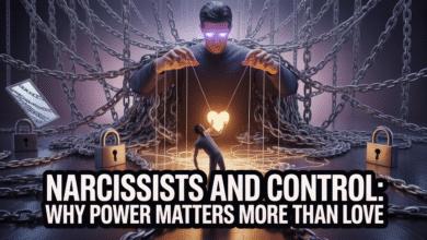 Explore why narcissists and control are inseparable, how control in narcissistic relationships works, and the narcissistic need for power.