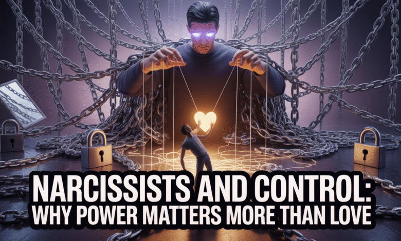 Explore why narcissists and control are inseparable, how control in narcissistic relationships works, and the narcissistic need for power.