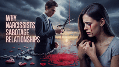 Learn why narcissists sabotage relationships, narcissists and fear of intimacy, control in narcissistic relationships, and how narcissists destroy love.