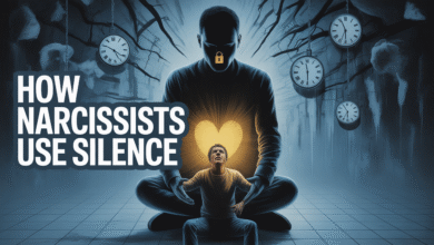 Learn how narcissists use silence as emotional abuse, Silent Treatment from a Narcissist, Emotional Abuse Through Silence, and Narcissistic Punishment by Silence