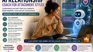 AI relationship coach for attachment styles helping emotional regulation, healthy boundaries, and secure relationship communication