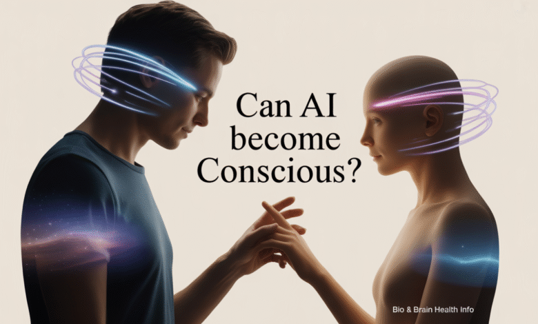 can AI become conscious, what is consciousness, human consciousness, AI consciousness, self-awareness in AI