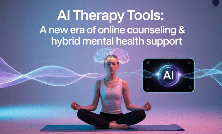 AI in therapy, blended care, online counseling, burnout reduction, access to care