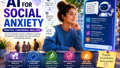 AI for social anxiety helping people build real confidence through AI conversation practice, AI confidence coaching, and exposure therapy tools