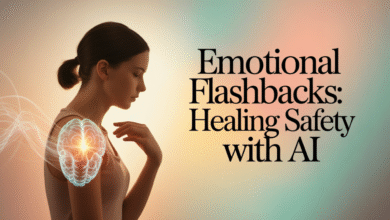 AI emotional flashback recovery training helps recognize emotional flashbacks, detect triggers through AI trigger detection tools, support past trauma recognition, and restore balance with AI emotional regulation tools.