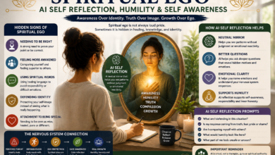 Spiritual ego explained with AI self reflection, humility and self awareness, ego and spirituality, and nervous system safety.