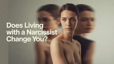 Does living with a narcissist change you, abuse personality changes, reactive abuse traits, identity loss abuse, trauma vs narcissism