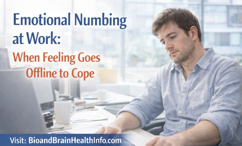 emotional numbing work, emotional shutdown, dissociation work, trauma response, burnout recovery