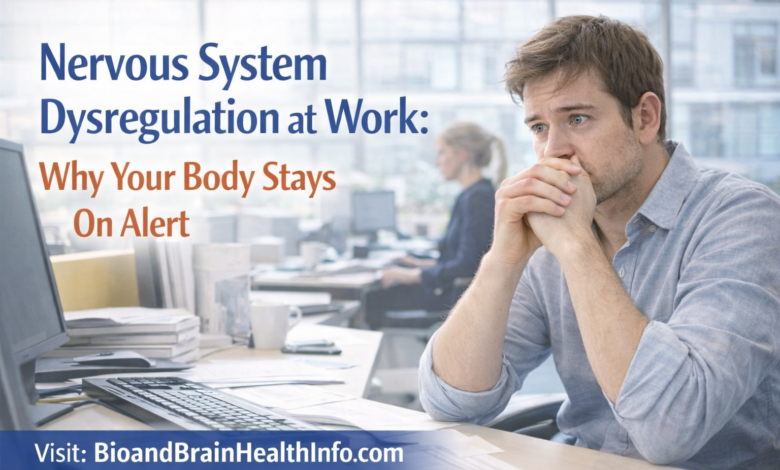 nervous system dysregulation work, nervous system stress, hypervigilance, trauma physiology, recovery work