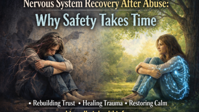 nervous system recovery after abuse, trauma physiology, cortisol stress, emotional regulation, healing