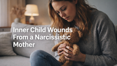 Inner child wounds narcissistic mother, inner child healing, childhood trauma, emotional repair, self compassion
