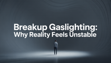 breakup gaslighting , gaslighting during breakup, self doubt after breakup , narcissistic abuse, reality distortion