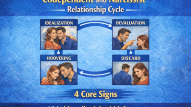 codependent and narcissist relationship, attachment wounds, emotional cycle, toxic bonding, control patterns