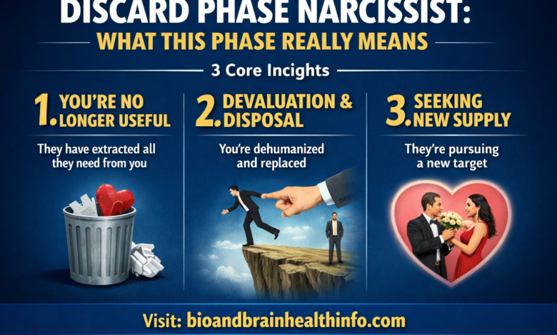 discard phase narcissist, narcissistic abuse cycle, idealize devalue discard, trauma bond break, emotional withdrawal