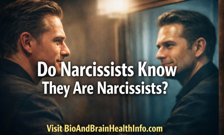 do narcissists know they are narcissists, narcissism insight, self awareness psychology, denial mechanisms, personality insight