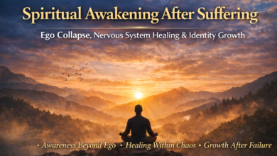 Spiritual Awakening After Suffering, ego collapse spiritual meaning, nervous system regulation and healing, forgiveness for mental peace, spiritual growth after failure