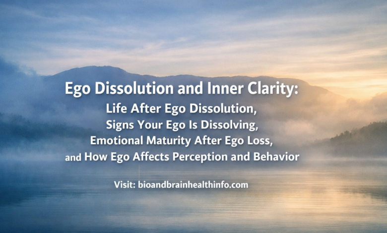 ego dissolution and inner clarity, life after ego dissolution, signs your ego is dissolving, emotional maturity after ego loss, how ego affects perception and behavior