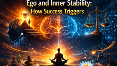 ego and inner stability, silent ego in success, how success affects mental health, ego and identity collapse, success and emotional instability