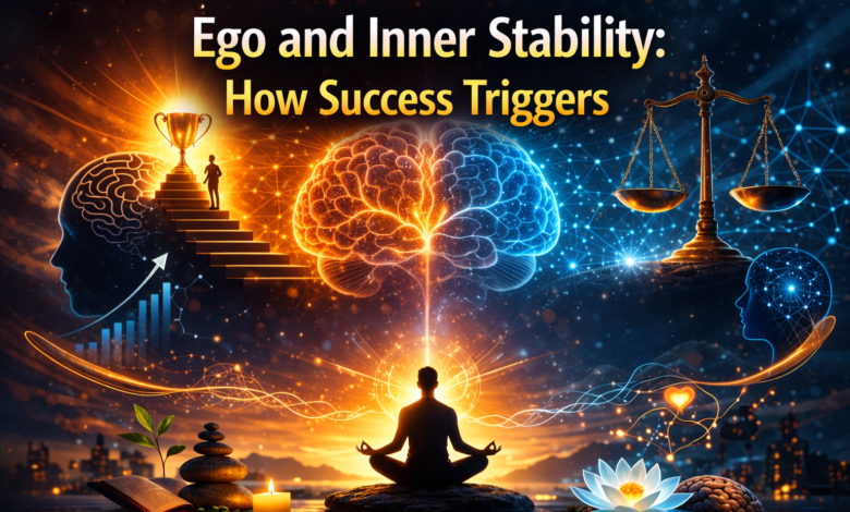 ego and inner stability, silent ego in success, how success affects mental health, ego and identity collapse, success and emotional instability