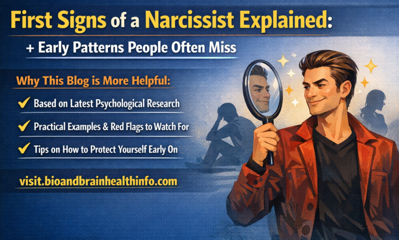 first signs of a narcissist, early narcissism signs, boundary testing, love bombing, entitlement cues