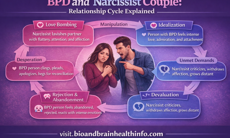 bpd and narcissist couple, trauma bond cycles, push pull dynamics, emotional intensity, conflict cycles