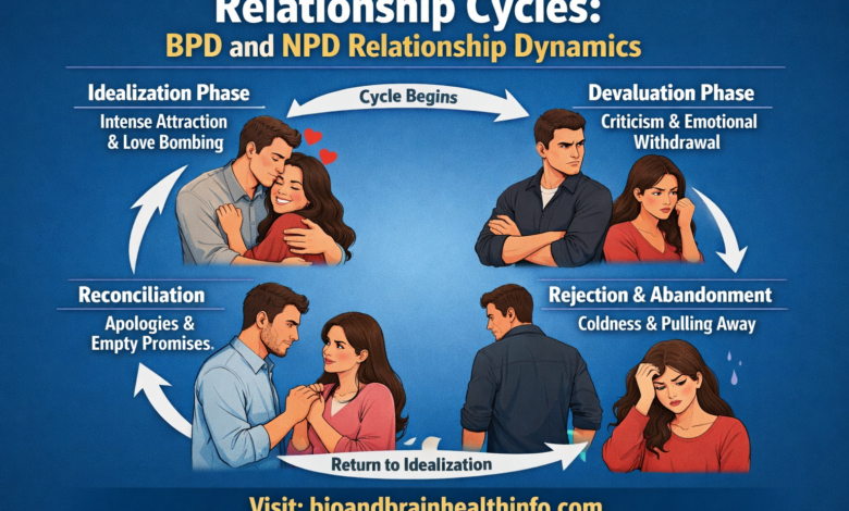 bpd and npd relationship, trauma bonding, push pull dynamics, emotional volatility, relationship cycles