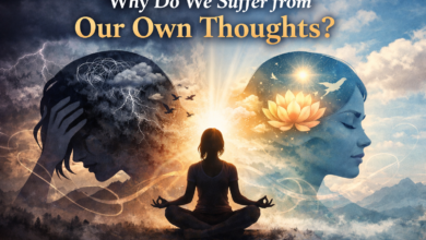 why do we suffer from our own thoughts, suffering from thoughts psychology, overthinking and mental suffering, nervous system and emotional suffering, how to observe your thoughts